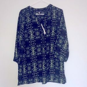 Rose & Olive NEW 1X blouse